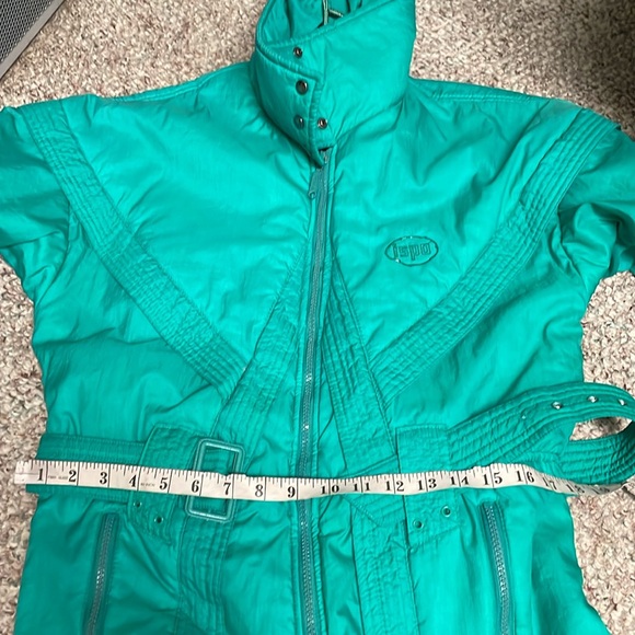 Vintage 80s/90s one piece ski suit with belt - Picture 7 of 13